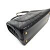 Chanel Aged Calfskin Chevron Quilted Small Coco Handle Flap Black 26
