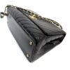 Chanel Aged Calfskin Chevron Quilted Small Coco Handle Flap Black 21