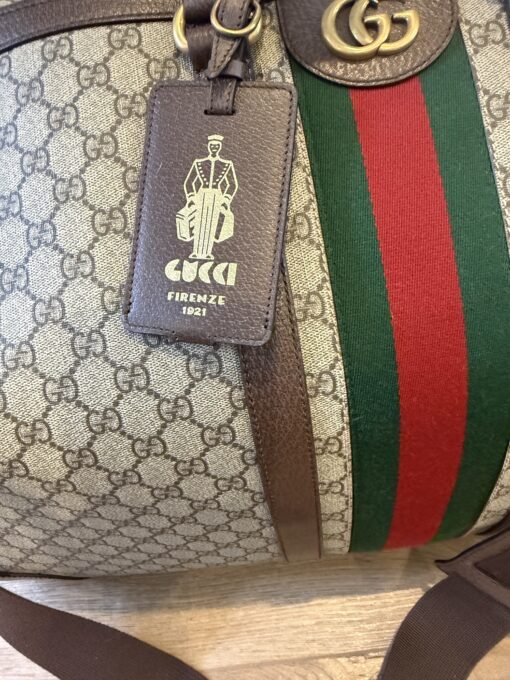 Gucci Savoy Large Duffle Bag Coated Canvas - Image 28