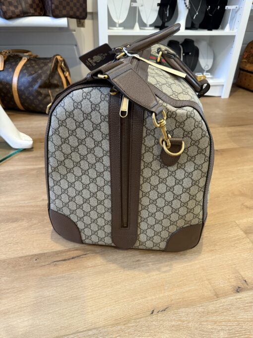 Gucci Savoy Large Duffle Bag Coated Canvas - Image 23