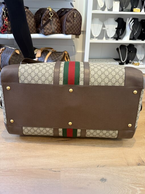 Gucci Savoy Large Duffle Bag Coated Canvas - Image 22