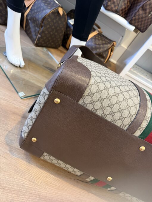 Gucci Savoy Large Duffle Bag Coated Canvas - Image 20