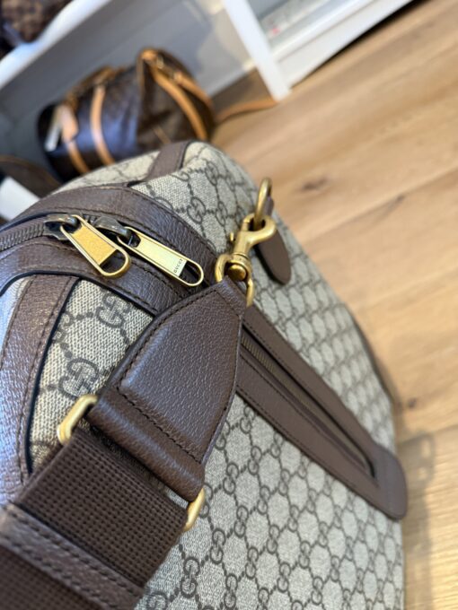 Gucci Savoy Large Duffle Bag Coated Canvas - Image 15