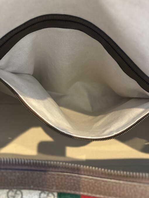 Gucci Savoy Large Duffle Bag Coated Canvas - Image 9