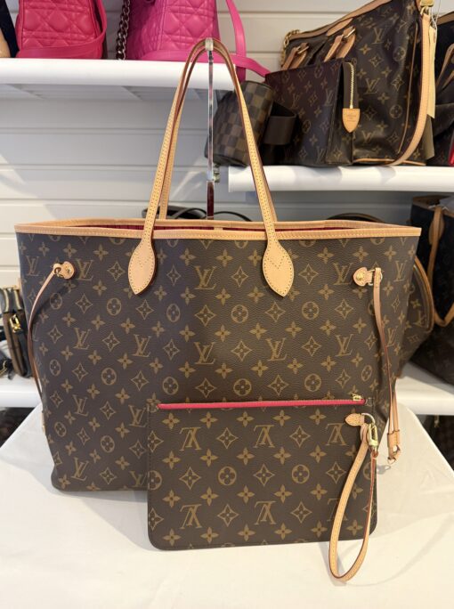 Louis Vuitton Monogram Peony Neverfull GM with Pouch