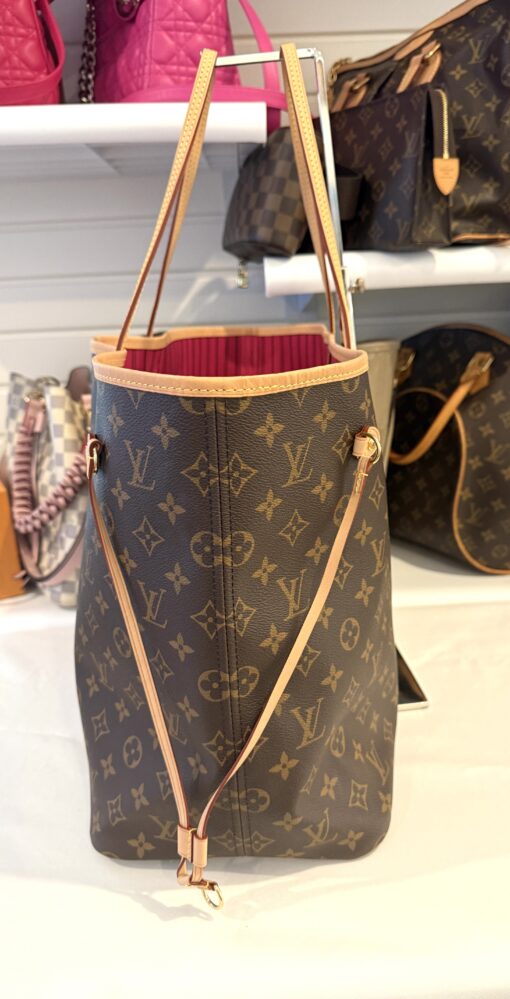 Louis Vuitton Monogram Peony Neverfull GM with Pouch - Image 9