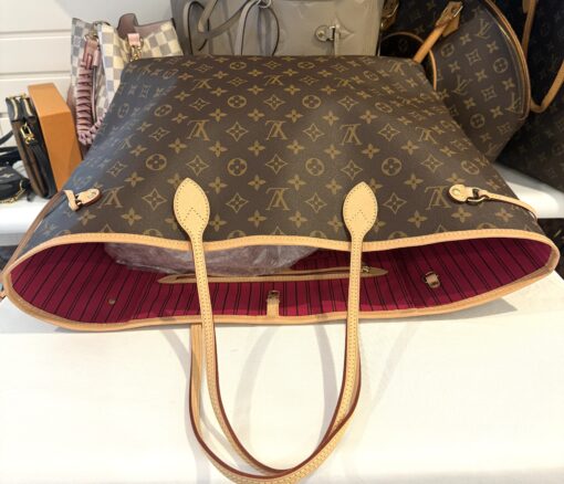 Louis Vuitton Monogram Peony Neverfull GM with Pouch - Image 16