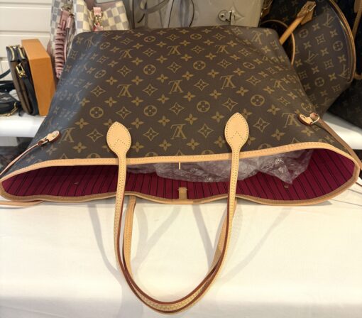 Louis Vuitton Monogram Peony Neverfull GM with Pouch - Image 15