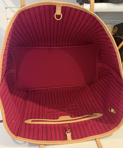 Louis Vuitton Monogram Peony Neverfull GM with Pouch - Image 6