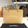 Chanel Caviar Quilted Grand Shopping Tote GST Beige Clair GHW 3