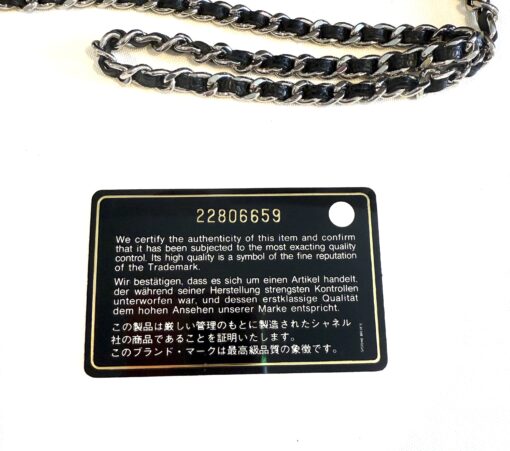 Chanel Caviar Quilted Wallet On Chain WOC Black SHW - Image 17