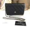 Chanel Caviar Quilted Wallet On Chain WOC Black SHW