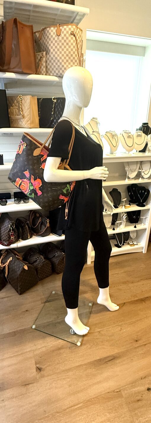 Louis Vuitton Stephen Sprouse Roses Monogram Neverfull MM - Image 2