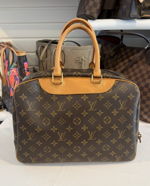 Louis Vuitton Monogram Deauville Satchel - Image 3