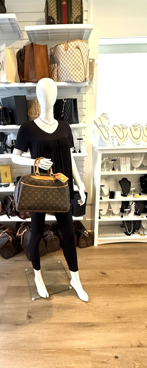 Louis Vuitton Monogram Deauville Satchel - Image 2