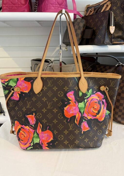 Louis Vuitton Stephen Sprouse Roses Monogram Neverfull MM