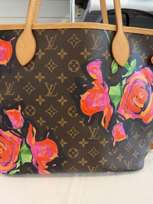 Louis Vuitton Stephen Sprouse Roses Monogram Neverfull MM - Image 40