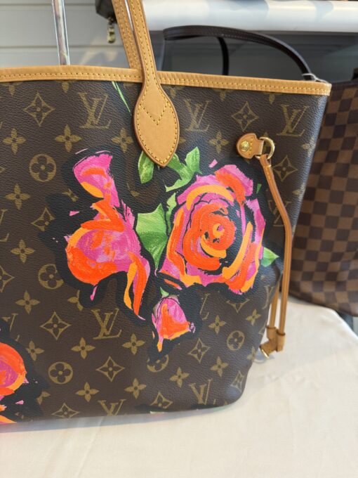 Louis Vuitton Stephen Sprouse Roses Monogram Neverfull MM - Image 39