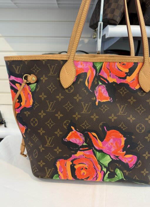 Louis Vuitton Stephen Sprouse Roses Monogram Neverfull MM - Image 38