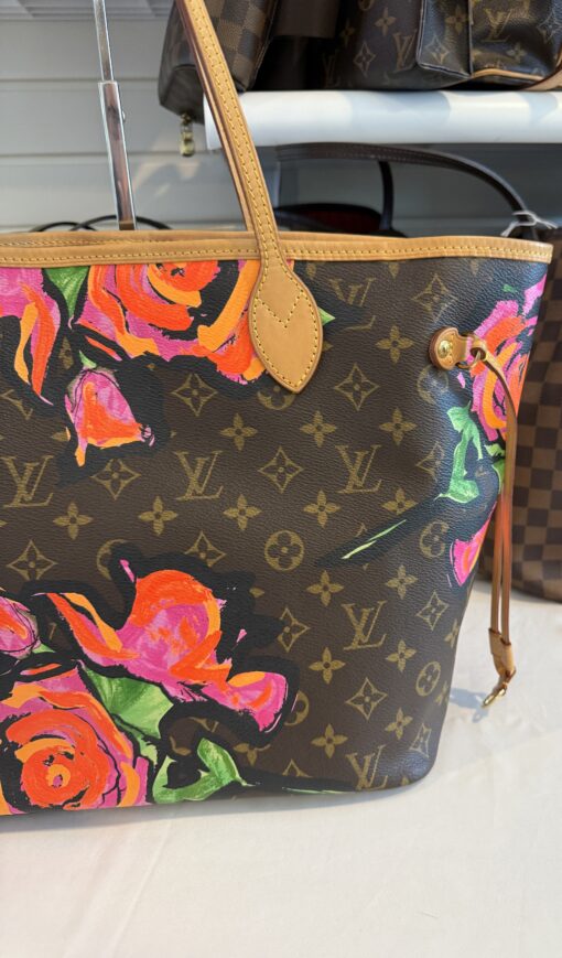 Louis Vuitton Stephen Sprouse Roses Monogram Neverfull MM - Image 36
