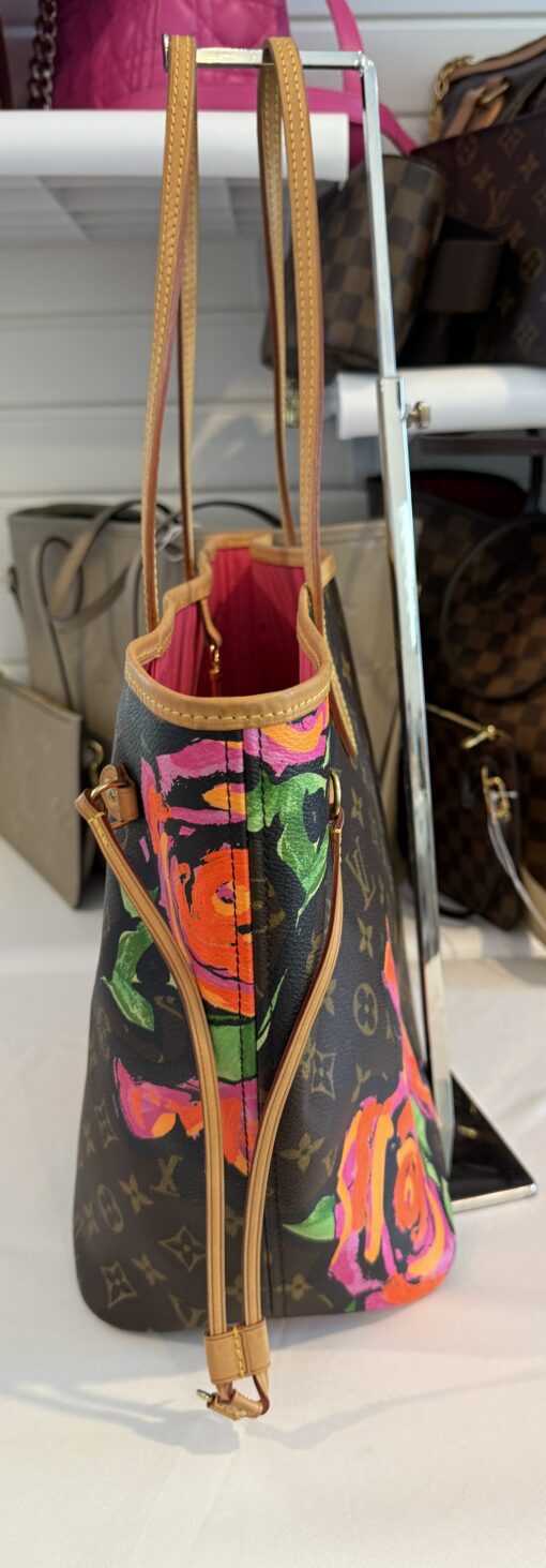 Louis Vuitton Stephen Sprouse Roses Monogram Neverfull MM - Image 35