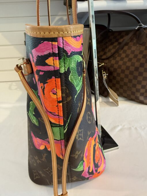 Louis Vuitton Stephen Sprouse Roses Monogram Neverfull MM - Image 18