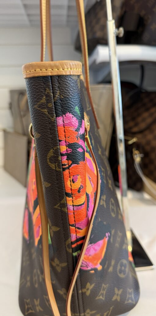 Louis Vuitton Stephen Sprouse Roses Monogram Neverfull MM - Image 32