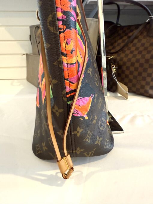Louis Vuitton Stephen Sprouse Roses Monogram Neverfull MM - Image 17