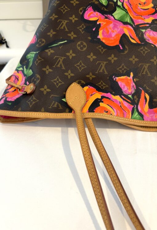 Louis Vuitton Stephen Sprouse Roses Monogram Neverfull MM - Image 30