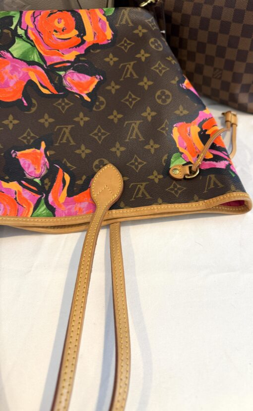 Louis Vuitton Stephen Sprouse Roses Monogram Neverfull MM - Image 28