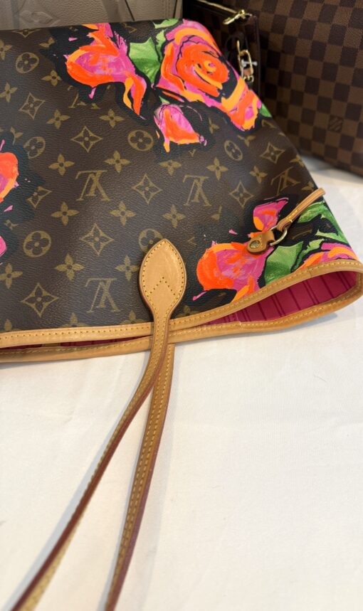 Louis Vuitton Stephen Sprouse Roses Monogram Neverfull MM - Image 25