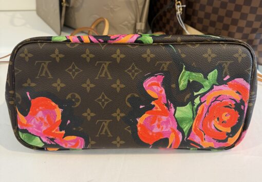 Louis Vuitton Stephen Sprouse Roses Monogram Neverfull MM - Image 23