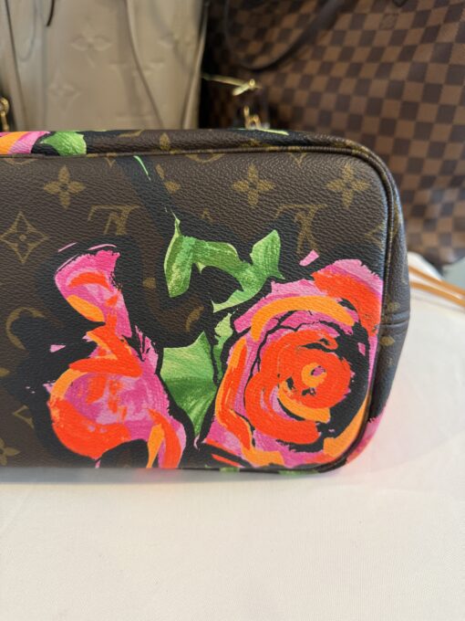 Louis Vuitton Stephen Sprouse Roses Monogram Neverfull MM - Image 20