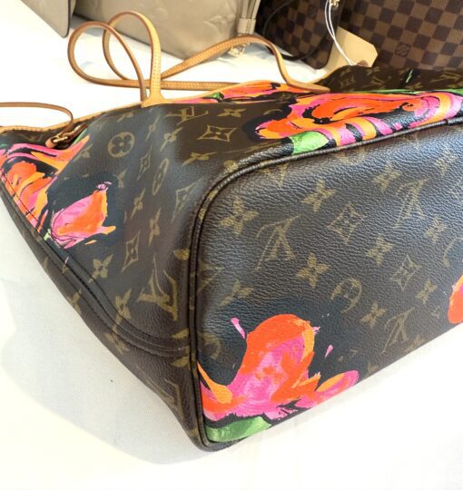 Louis Vuitton Stephen Sprouse Roses Monogram Neverfull MM - Image 15