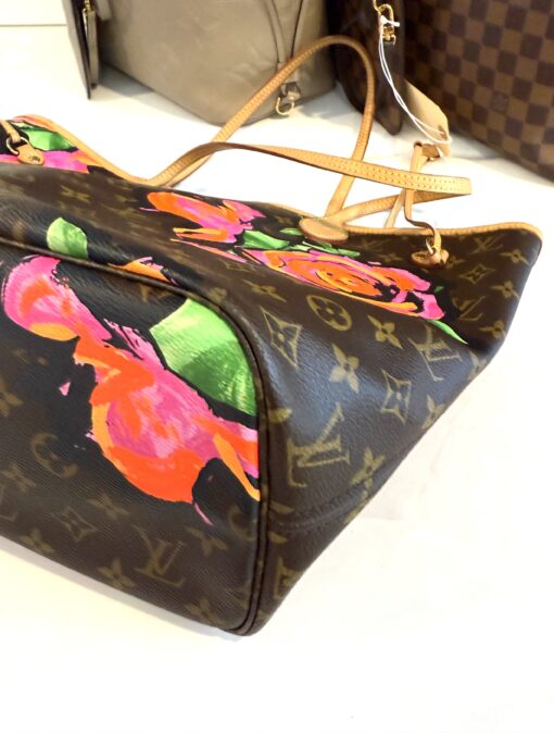 Louis Vuitton Stephen Sprouse Roses Monogram Neverfull MM - Image 14