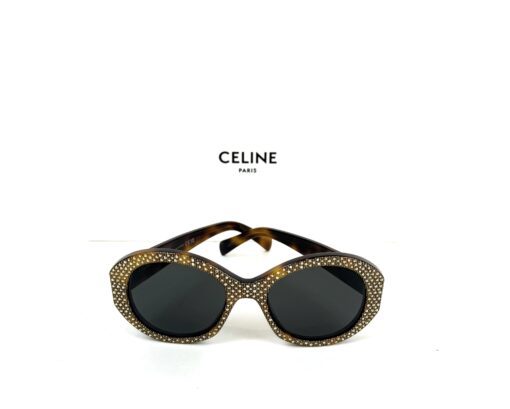 CELINE CL4240IS HAVANA BROWN CRYSTAL SUNGLASSES - Image 3