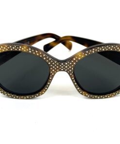 CELINE CL4240IS HAVANA BROWN CRYSTAL SUNGLASSES