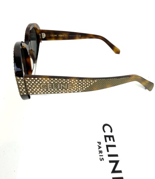 CELINE CL4240IS HAVANA BROWN CRYSTAL SUNGLASSES - Image 11