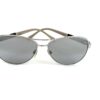 Burberry Women BE3080 10056V Silver Cateye Sunglasses