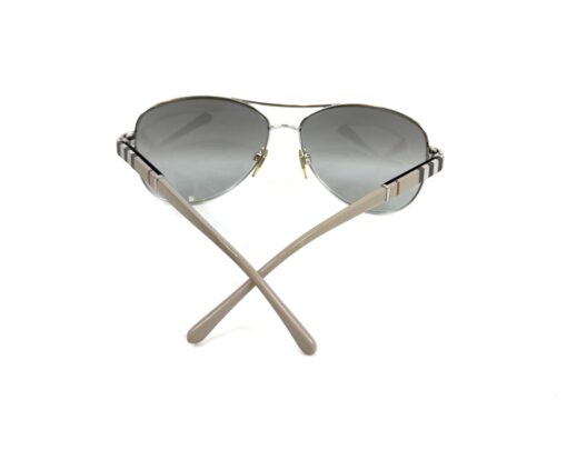 Burberry Women BE3080 10056V Silver Cateye Sunglasses - Image 7