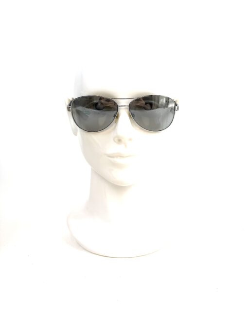 Burberry Women BE3080 10056V Silver Cateye Sunglasses - Image 5