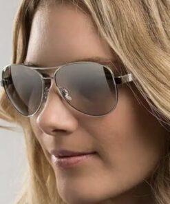 Burberry Women BE3080 10056V Silver Cateye Sunglasses 2