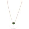 Pendant shown on its chain against a white display