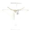 Necklace on the display stand with its tag