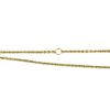 Chain laid flat with the item tag attached