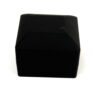 Closed black presentation box for the earrings