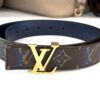 Louis Vuitton Calfskin Rainbow Monogram 30mm LV Initiales Reversible Belt 80 32