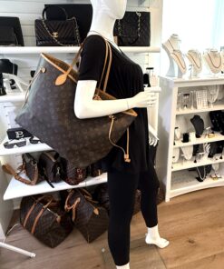 Alternative view of Louis Vuitton Monogram Neverfull GM Tan Interior
