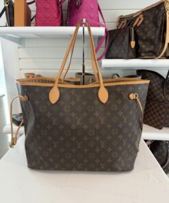 Louis Vuitton Monogram Neverfull GM Tan Interior
