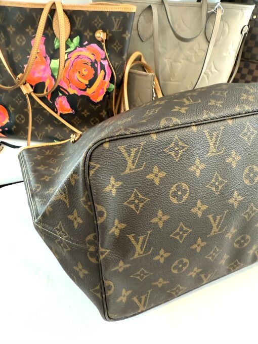 Louis Vuitton Monogram Neverfull GM Tan Interior - Image 17